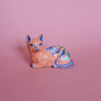 Small Loaf Kitschy Cat in Peach