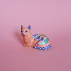Small Loaf Kitschy Cat in Peach