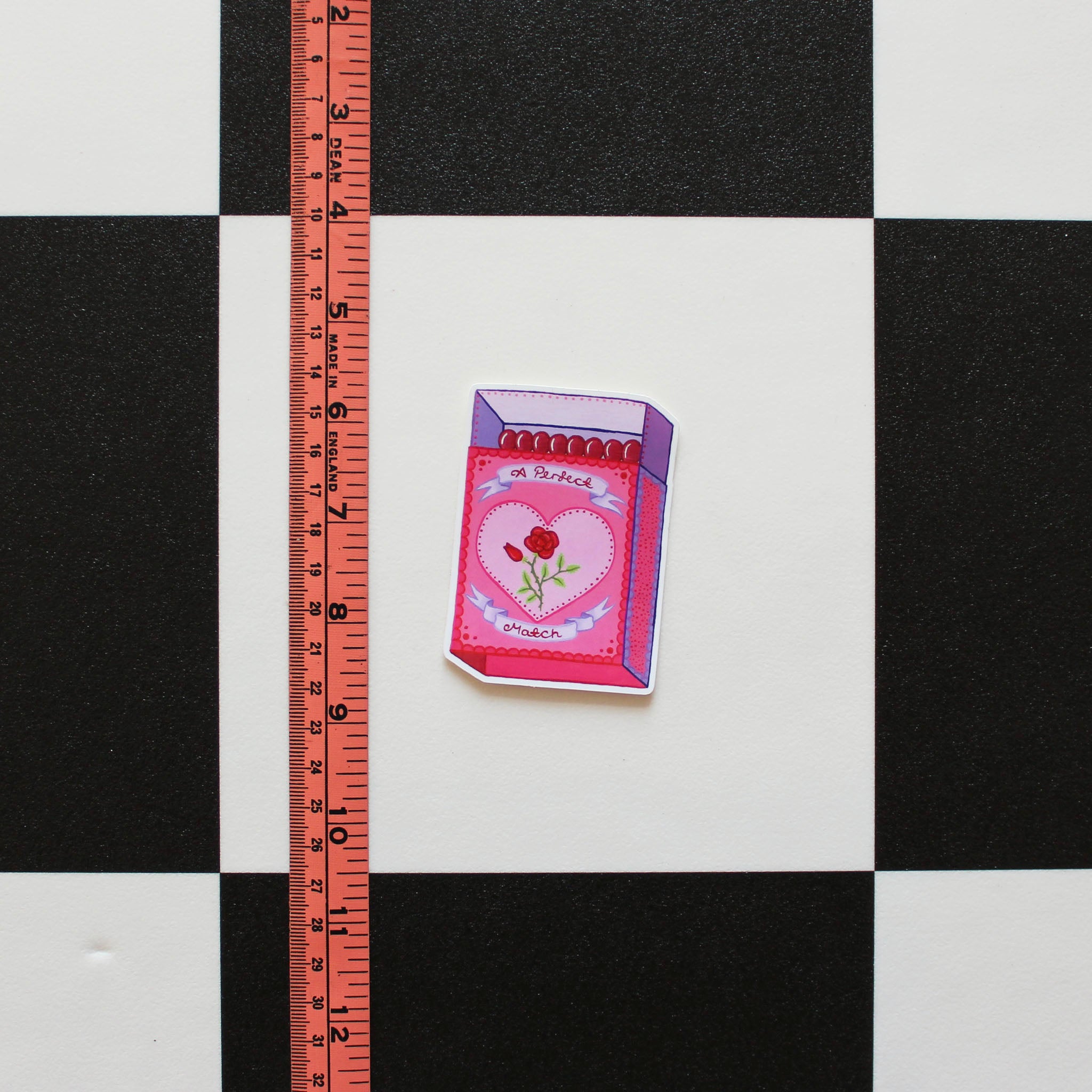 A Perfect Match Vinyl Sticker