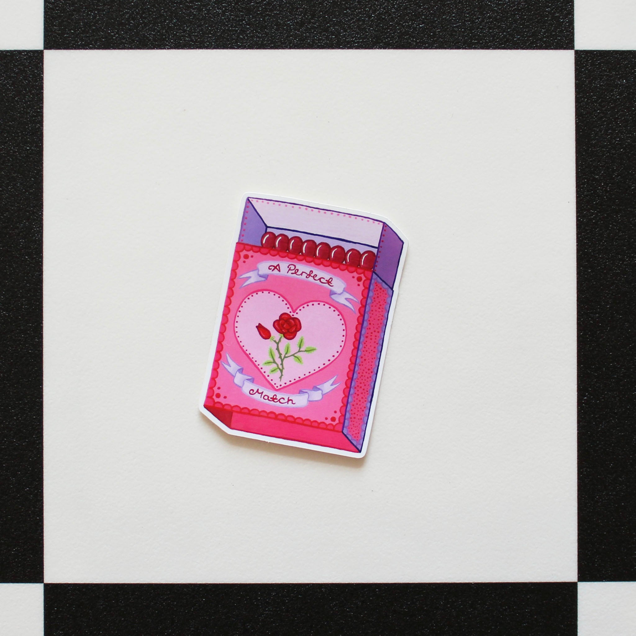 A Perfect Match Vinyl Sticker