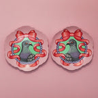 Pair of Hand Painted Pigeon Wall Plates