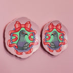 Pair of Hand Painted Pigeon Wall Plates