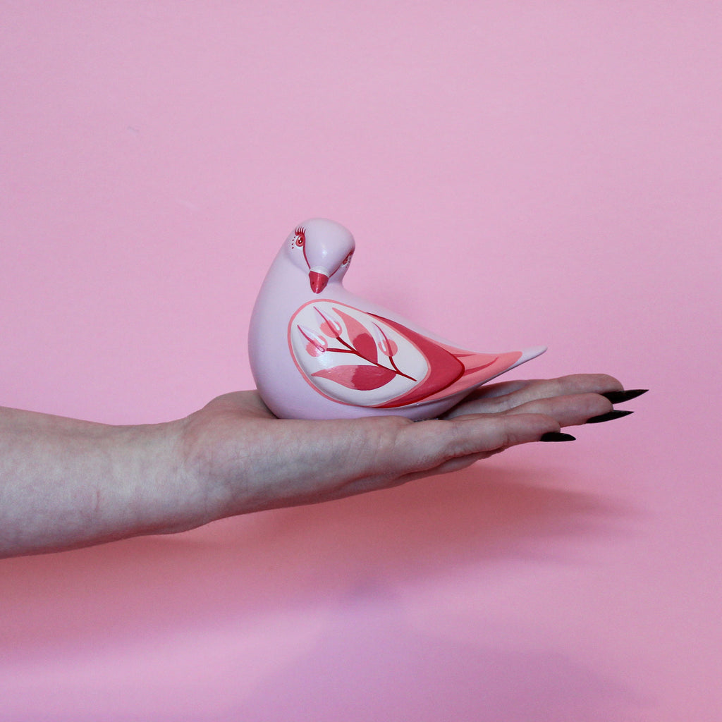 MADE TO ORDER Small Floral Pigeon