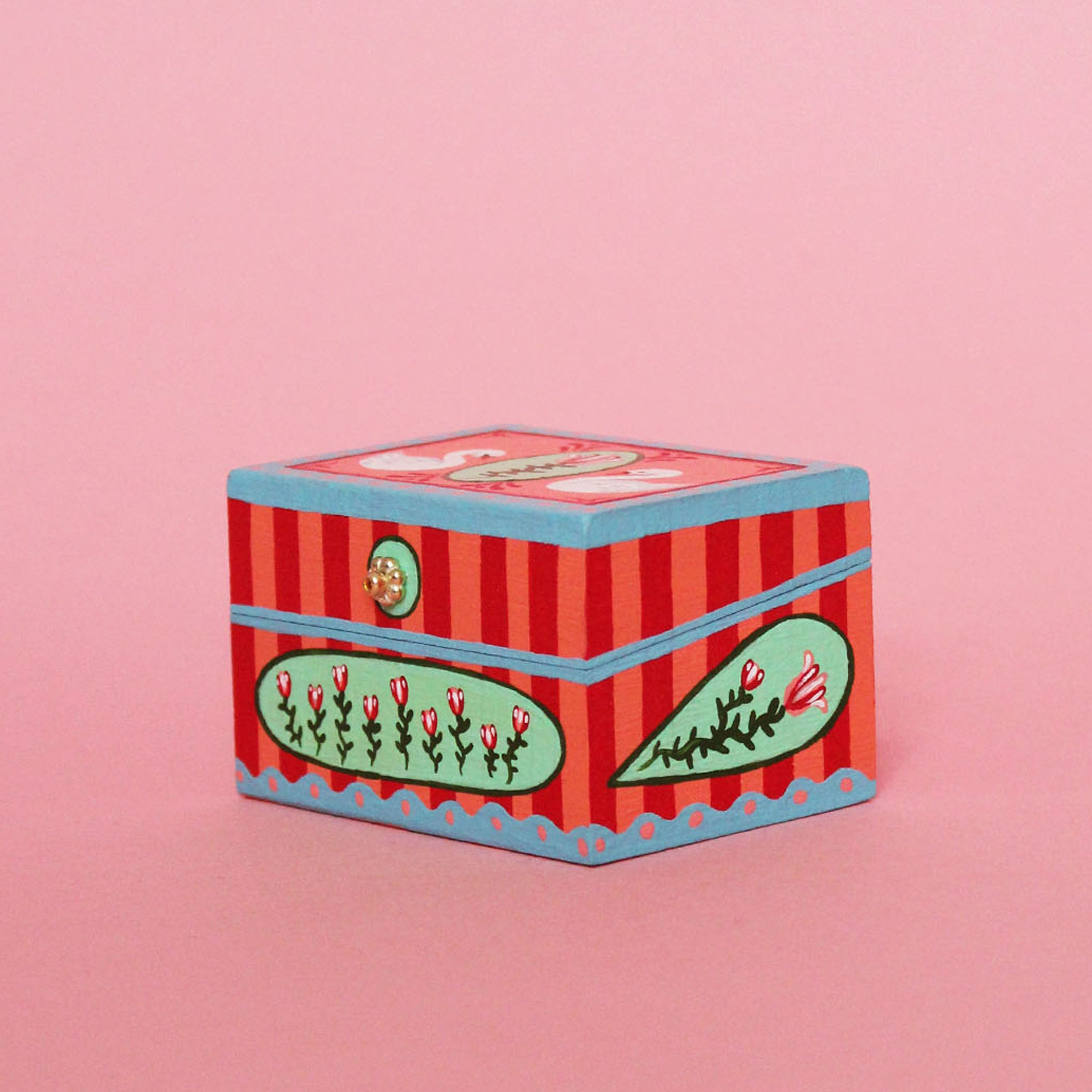 Painted Miniature Chest