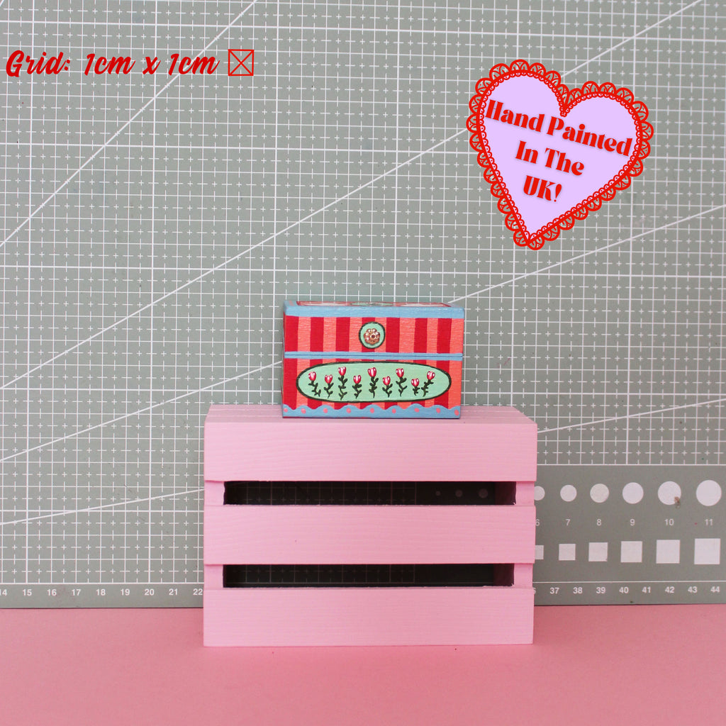 Painted Miniature Chest