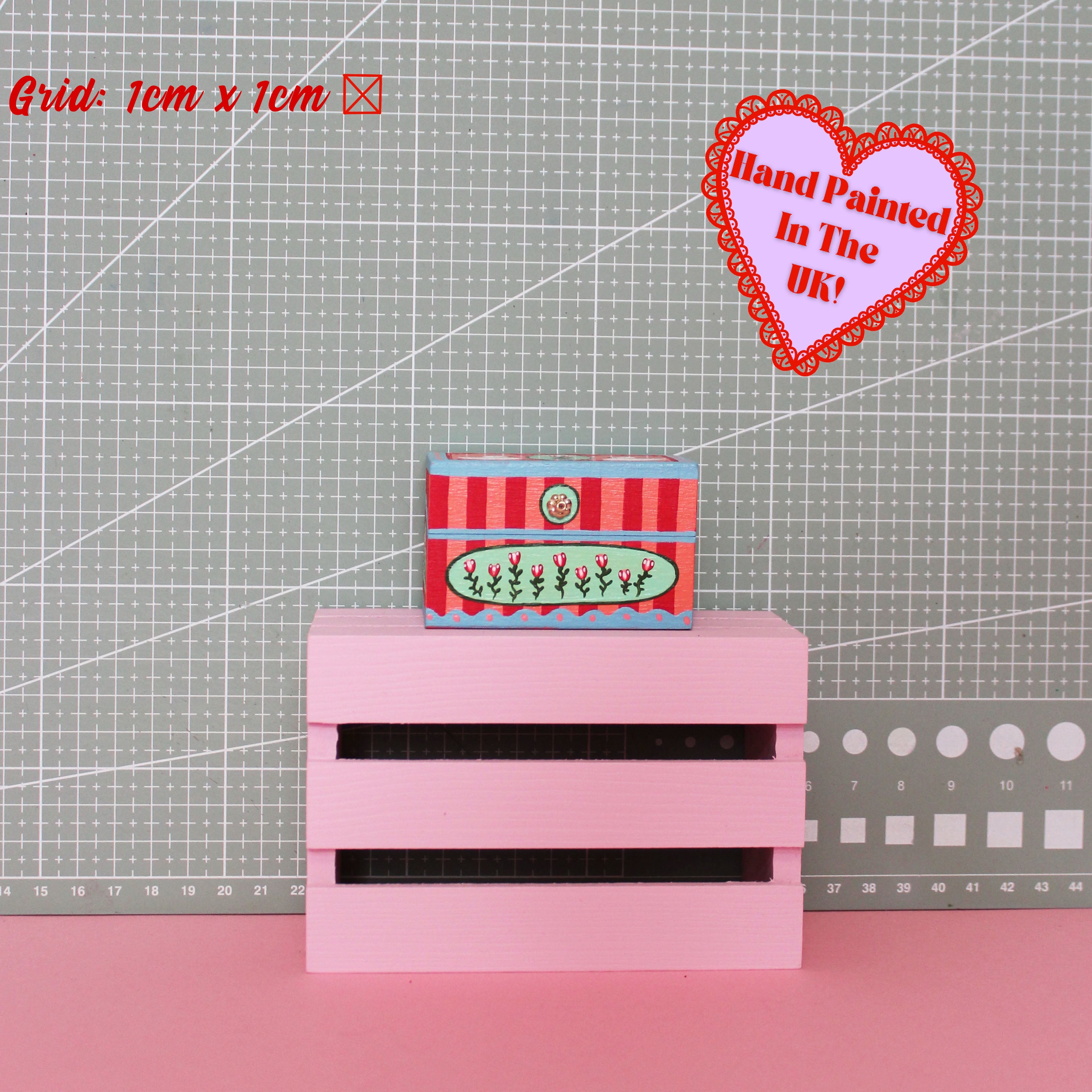Painted Miniature Chest