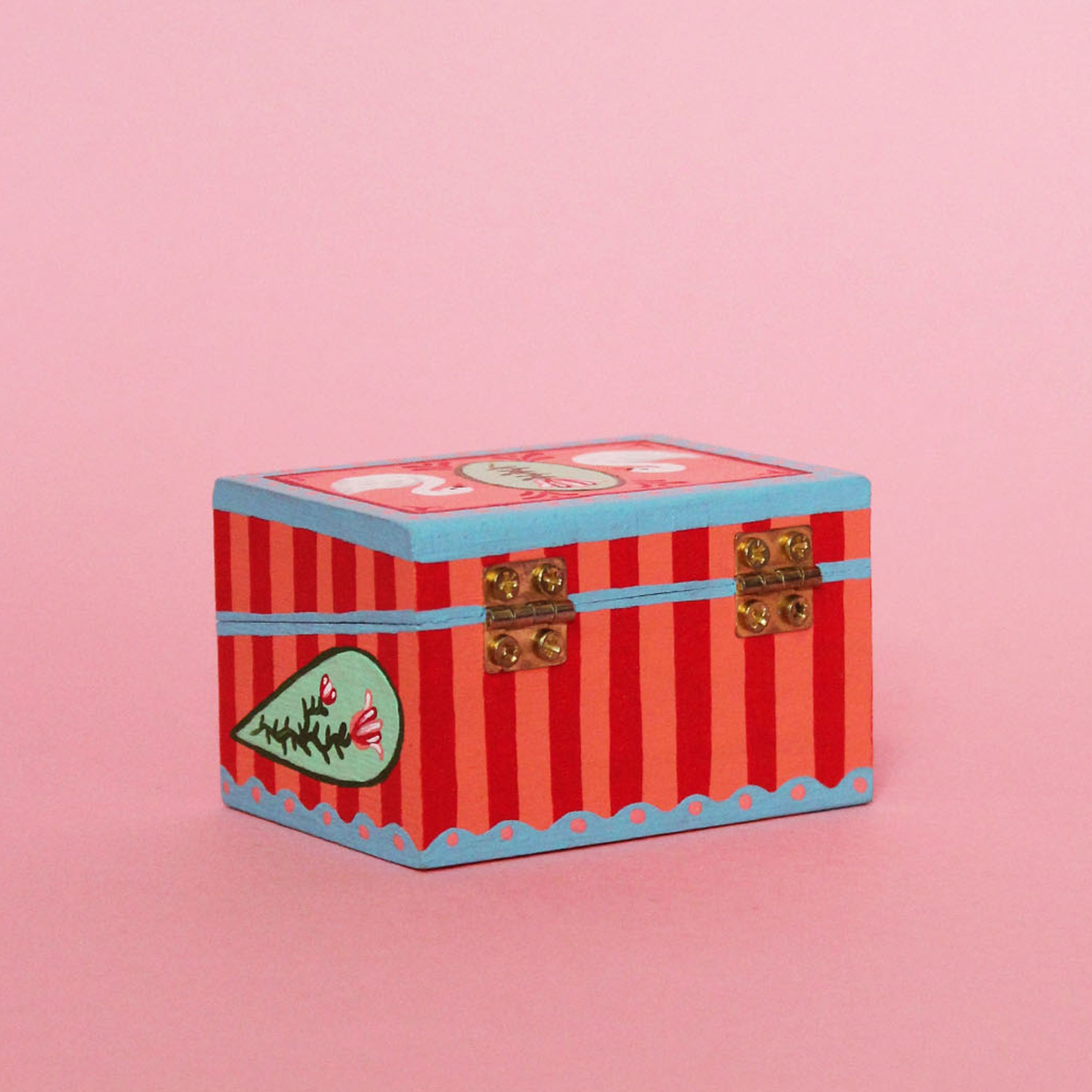 Painted Miniature Chest