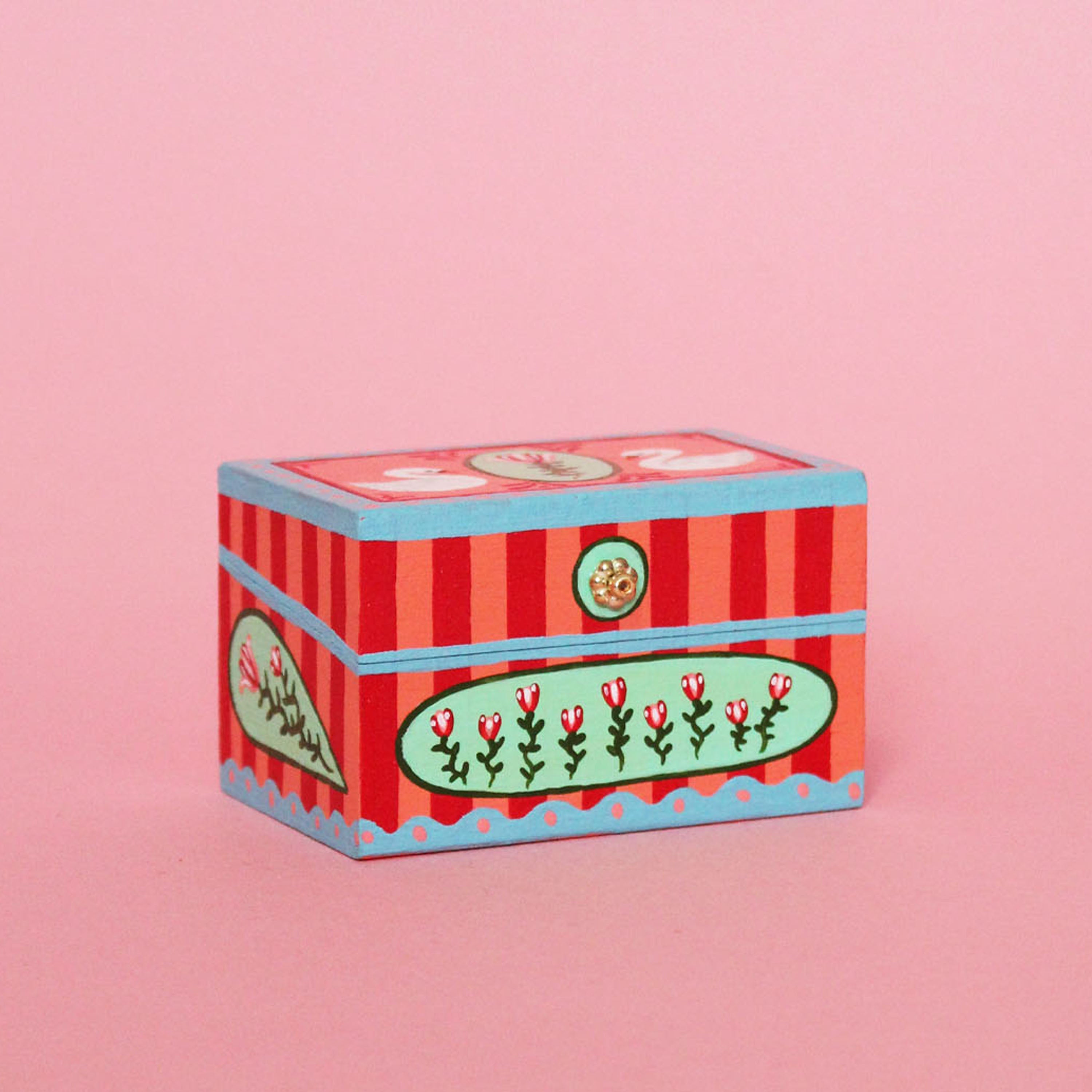 Painted Miniature Chest