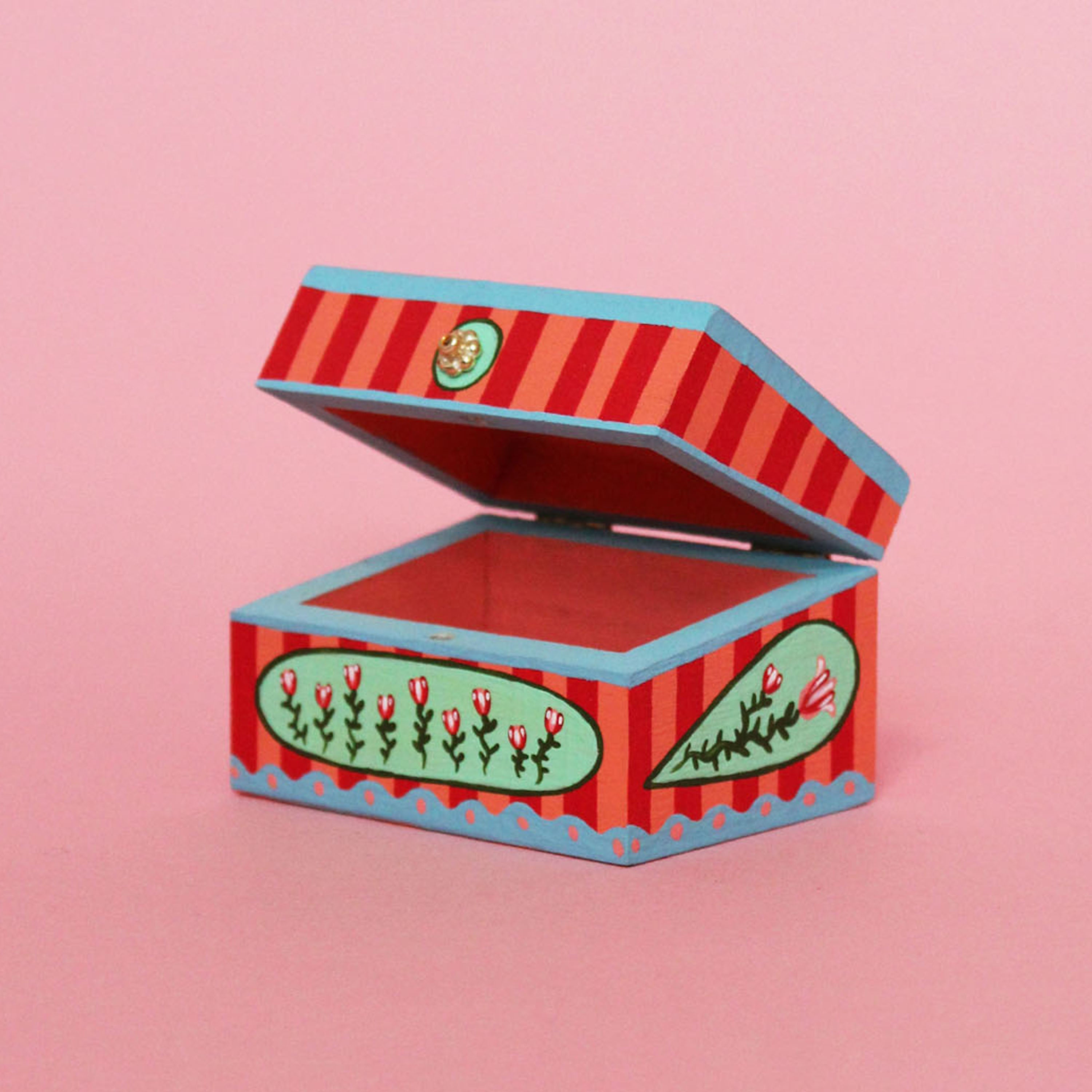 Painted Miniature Chest