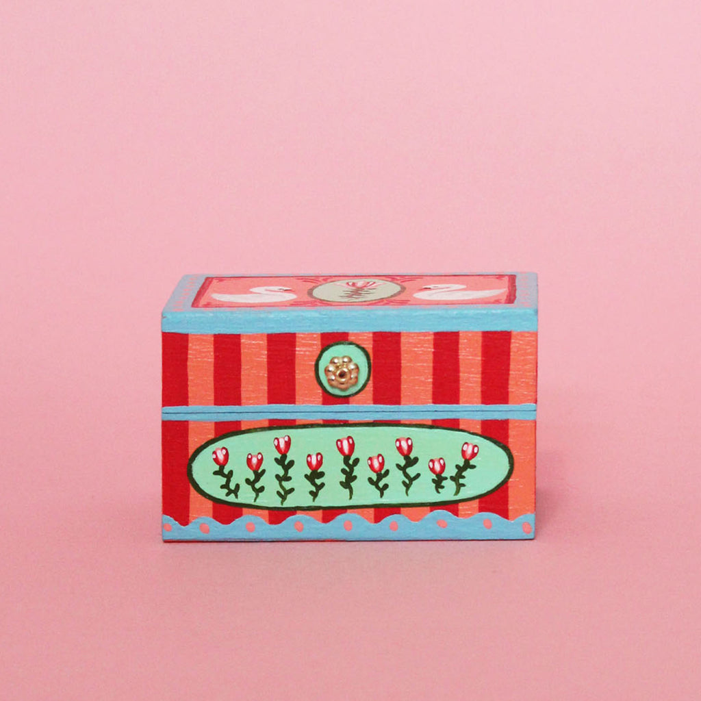 Painted Miniature Chest