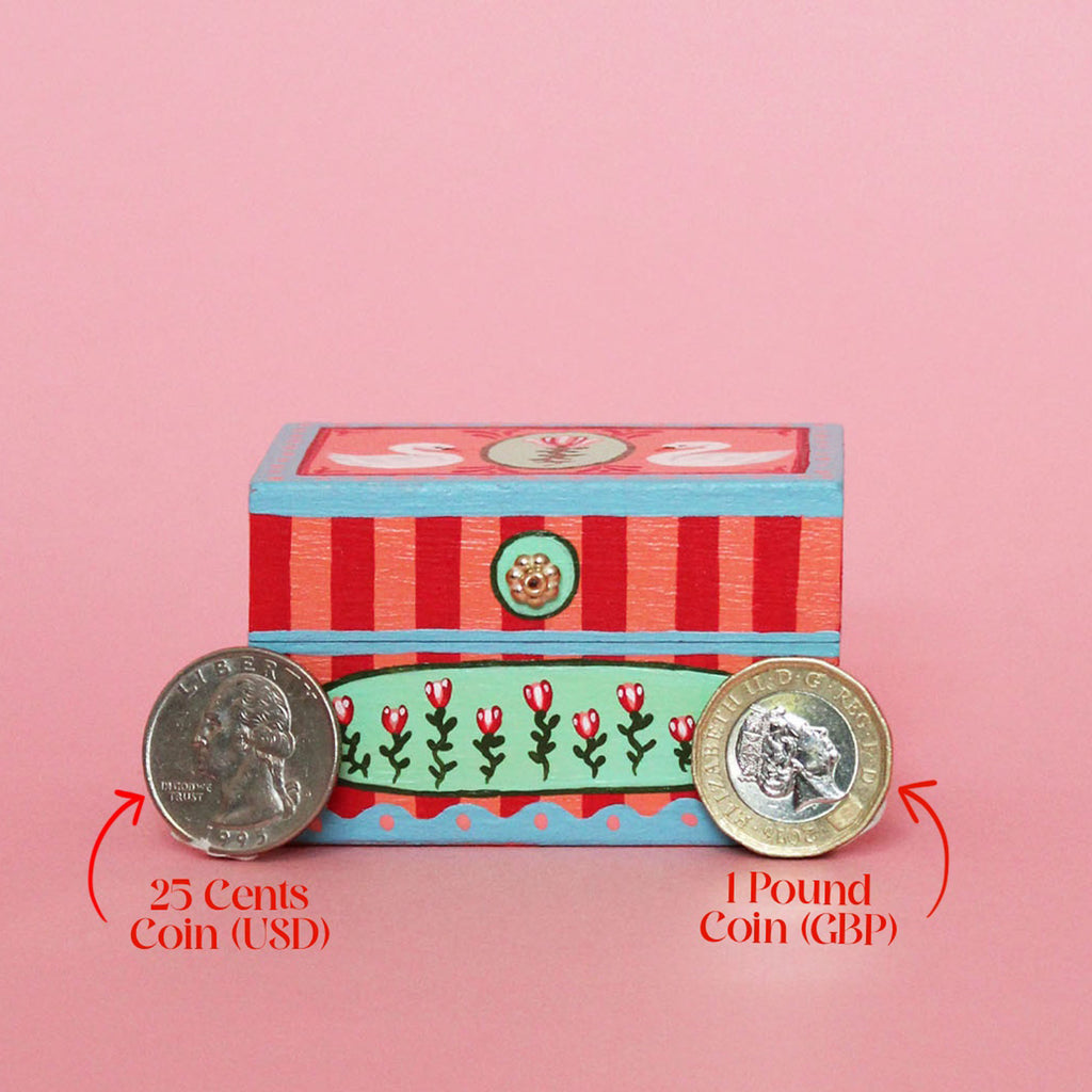 Painted Miniature Chest