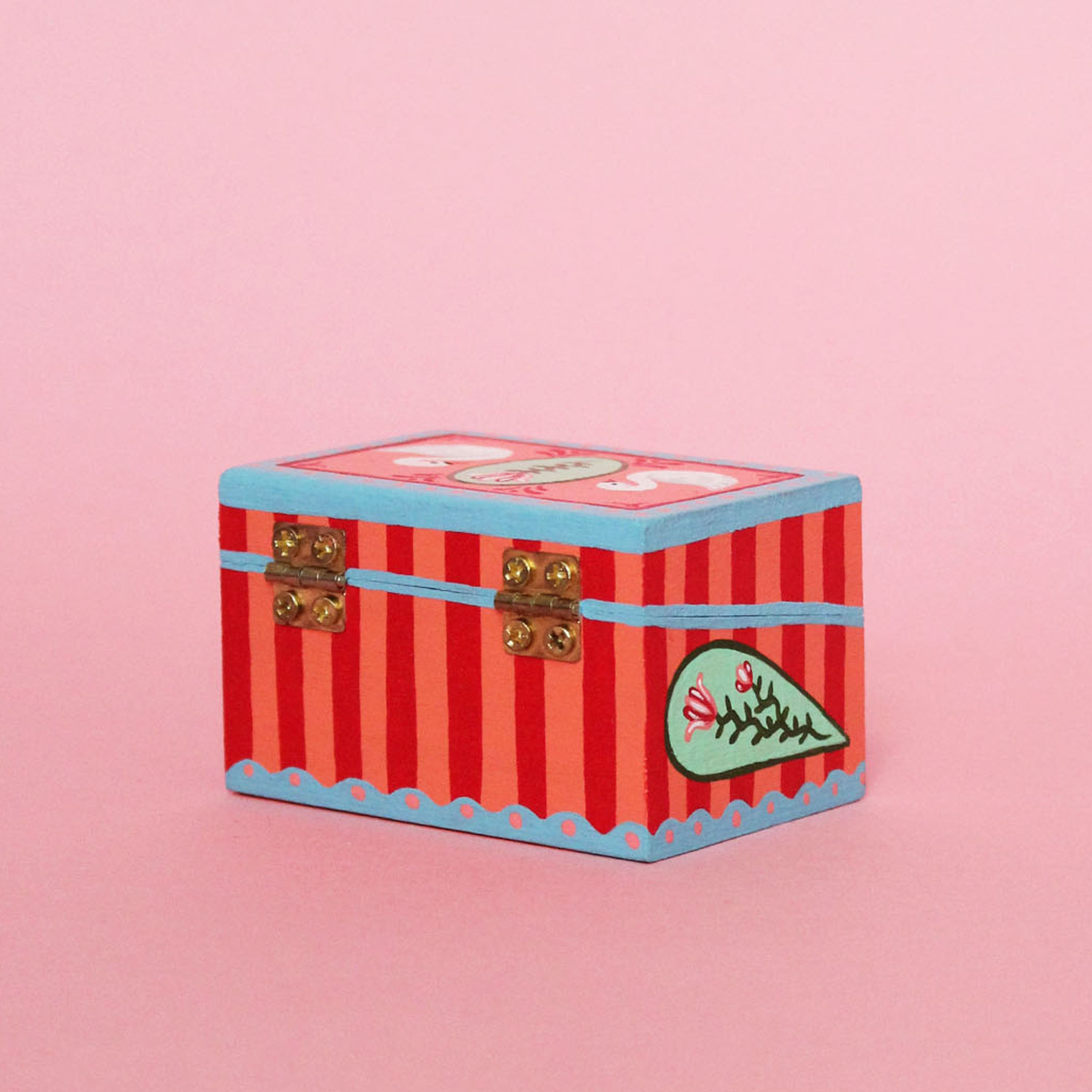 Painted Miniature Chest
