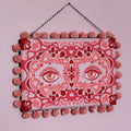Funky Eyes Hand Painted Wall Hanging