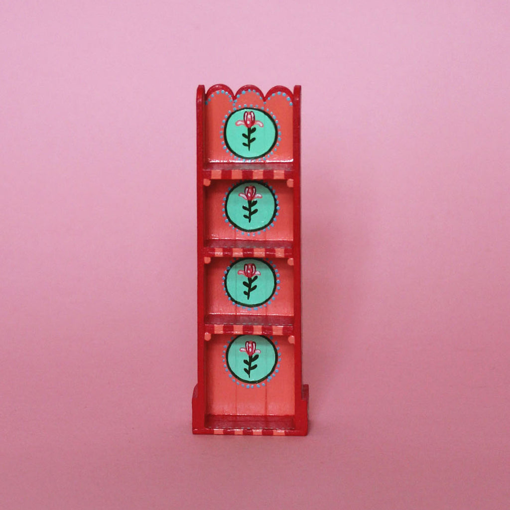 Pink Miniature Painted Shelf