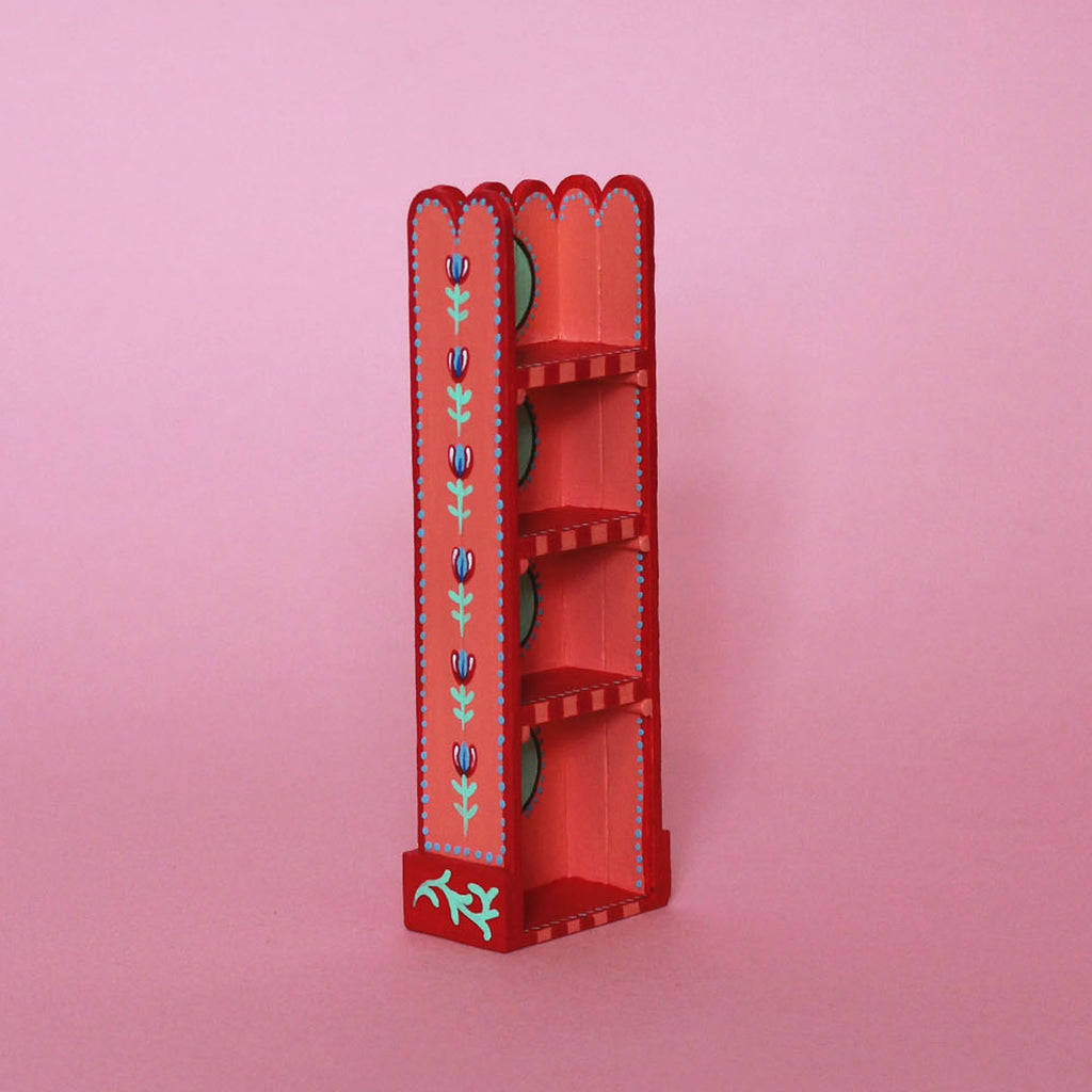 Pink Miniature Painted Shelf