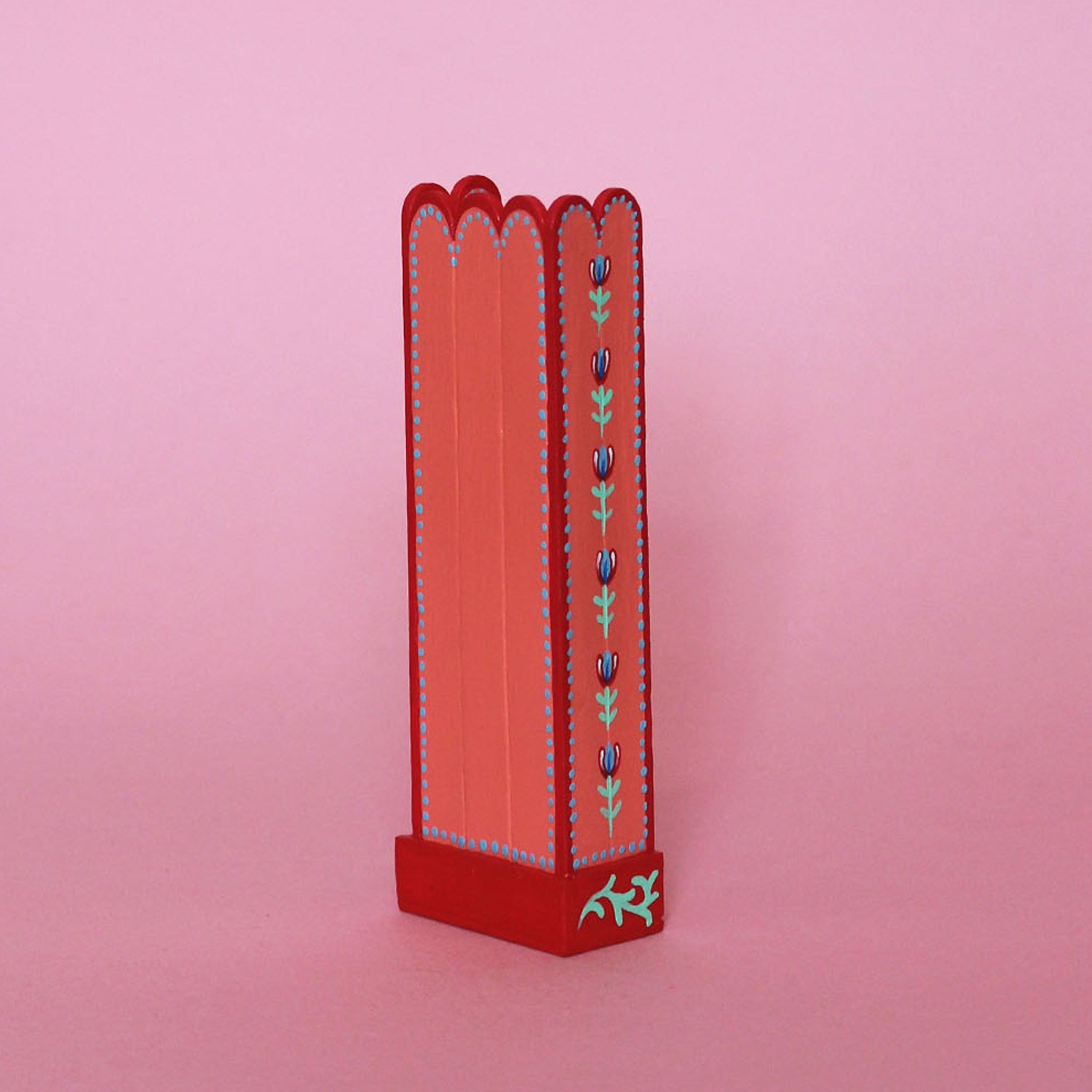 Pink Miniature Painted Shelf