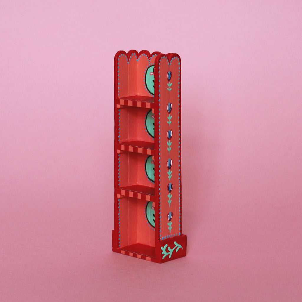 Pink Miniature Painted Shelf