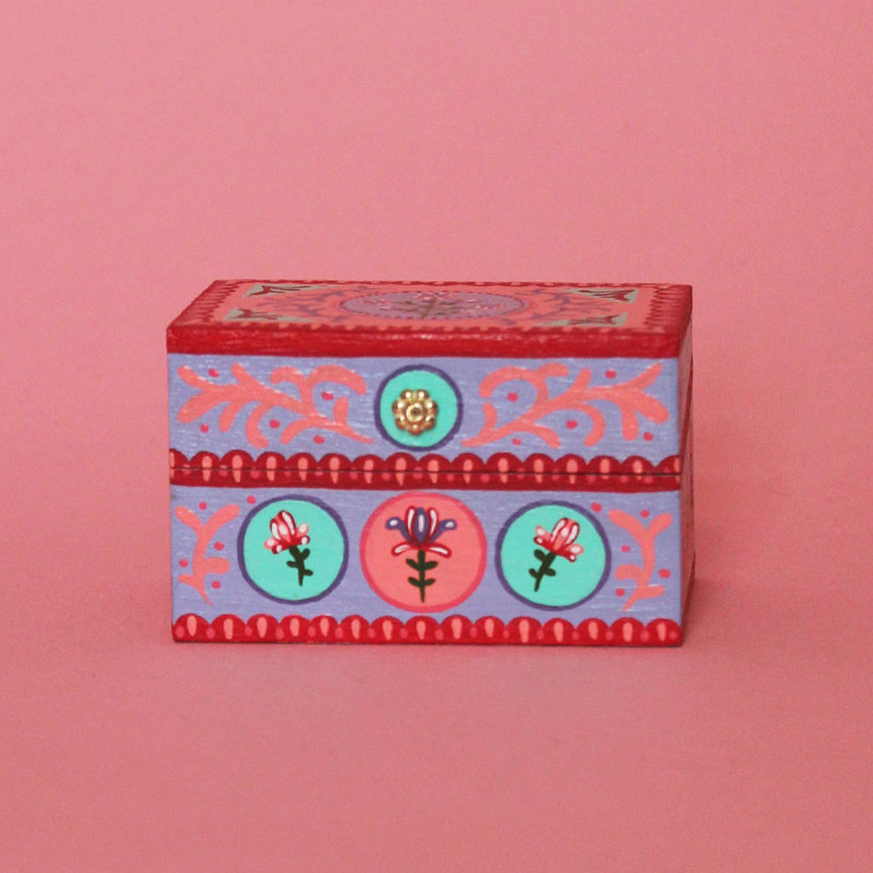 Painted Miniature Chest