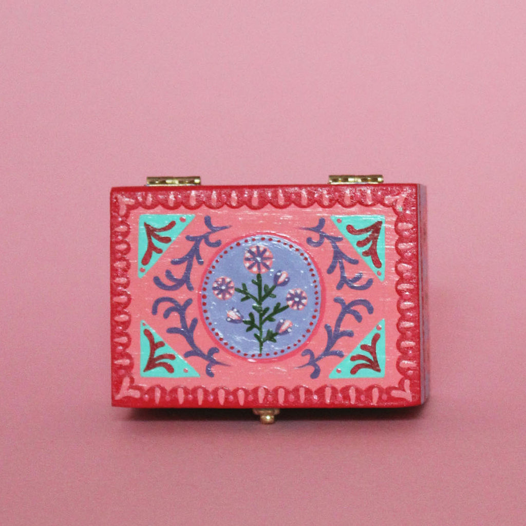 Painted Miniature Chest