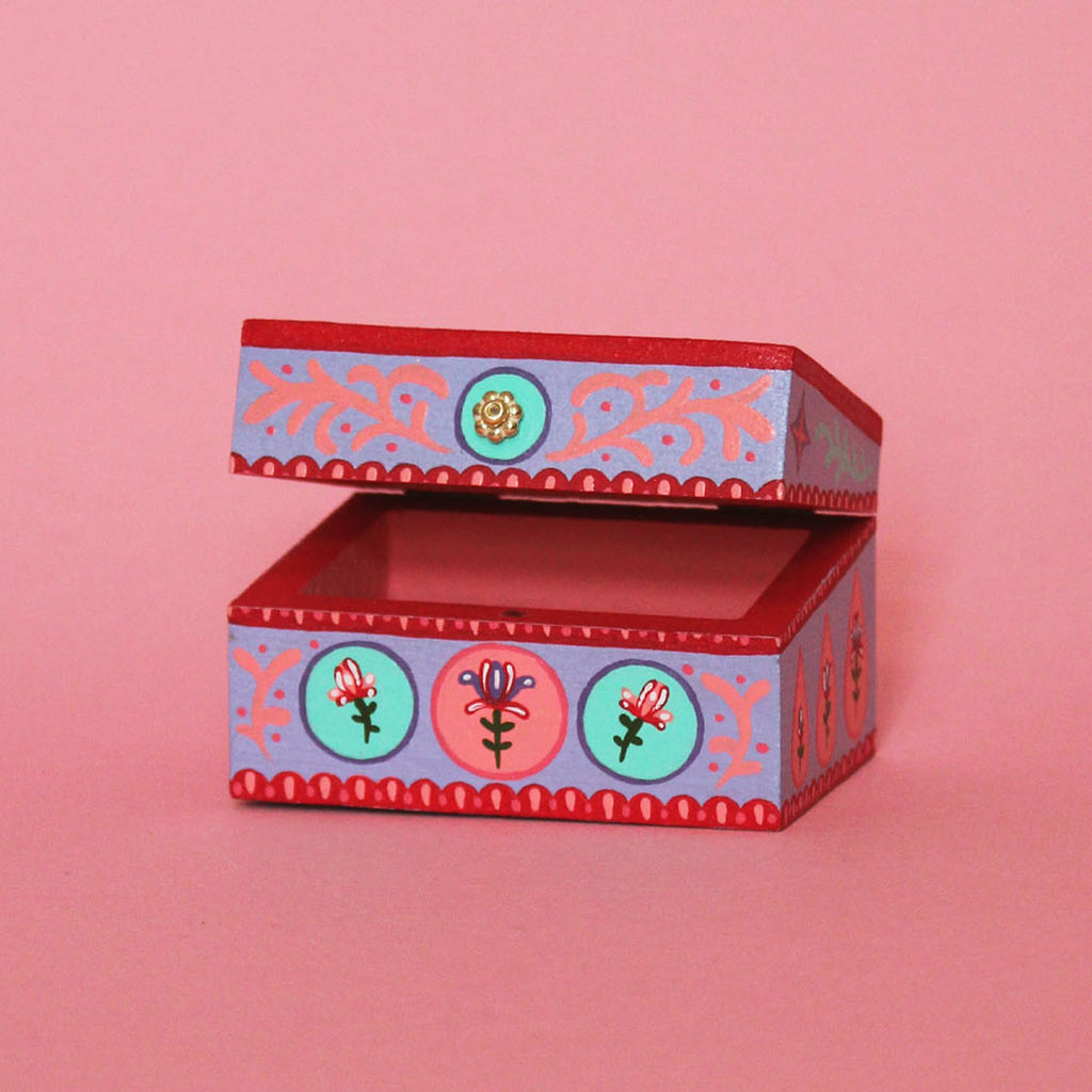 Painted Miniature Chest