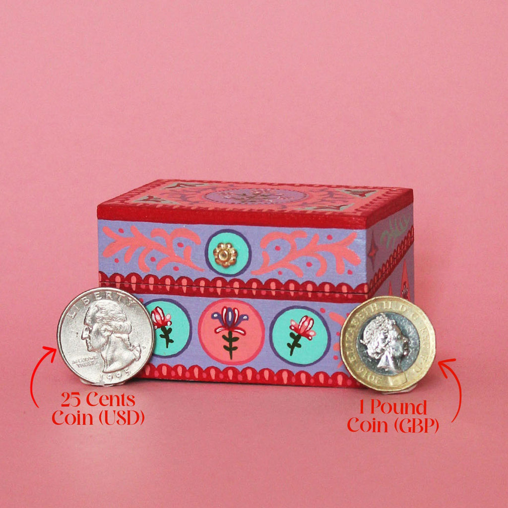 Painted Miniature Chest