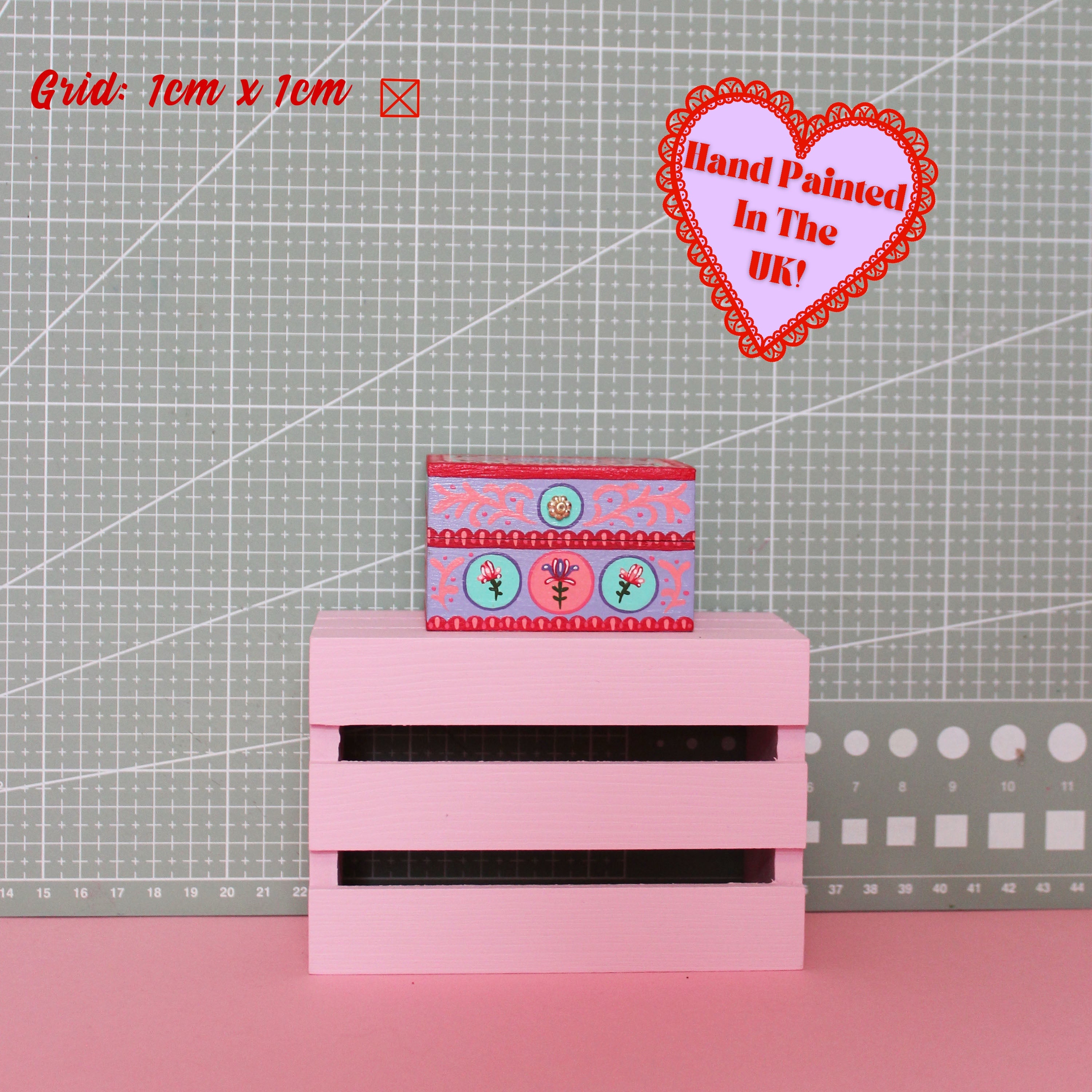 Painted Miniature Chest