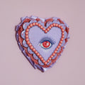 Heart Eyes Hand Painted Wall Hanging