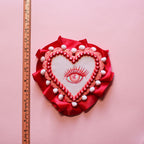 Heart Eyes Hand Painted Wall Hanging