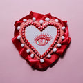 Heart Eyes Hand Painted Wall Hanging