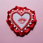 Heart Eyes Hand Painted Wall Hanging