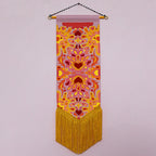 Abstract #4 Vegan Leather Pennant